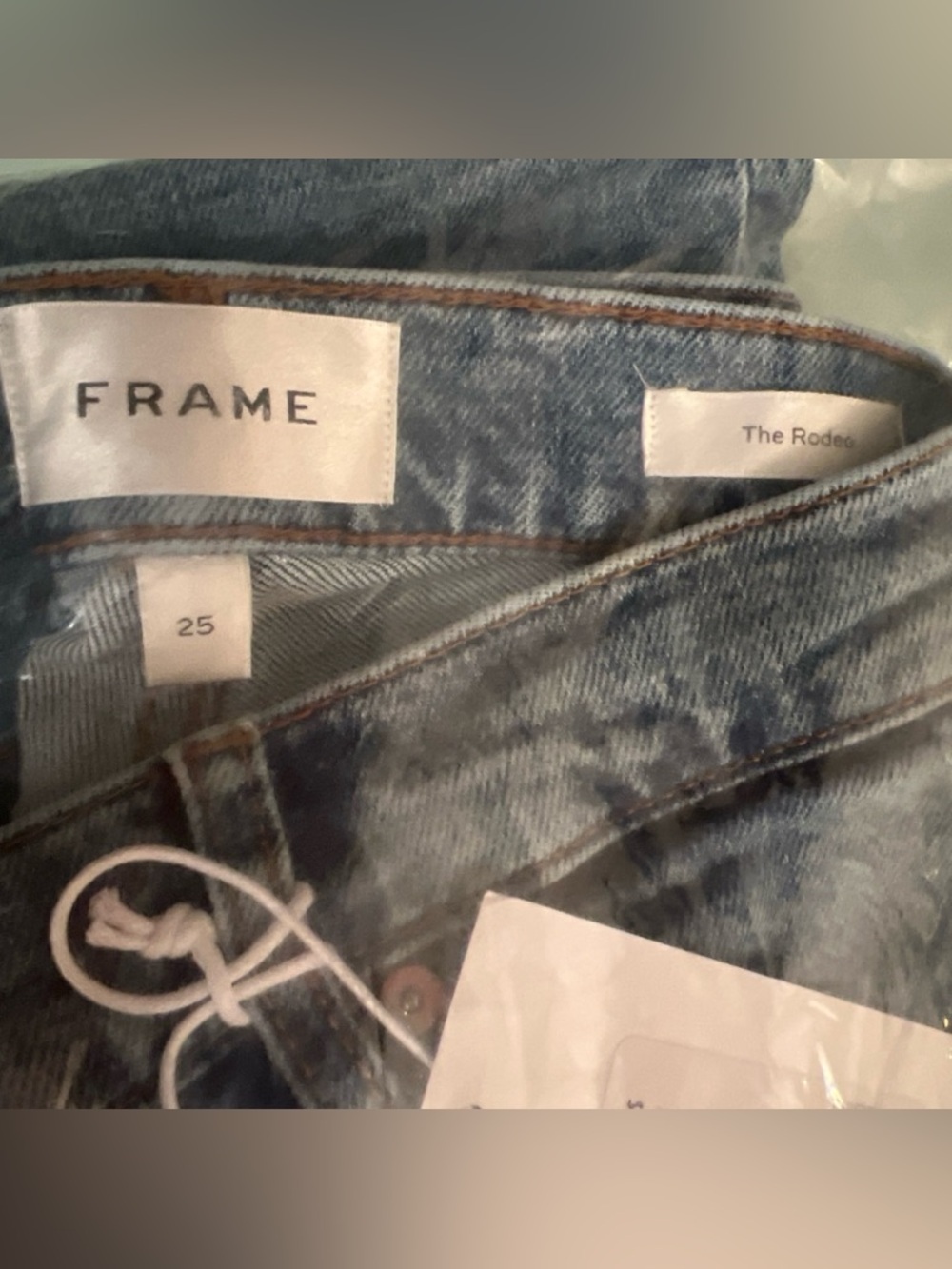 FRAME The Rodeo Low Rise Bootcut Jeans Spirit Wash Size 25 NWT $298 - Picture 10 of 13